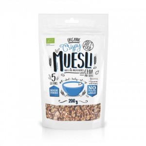 Bio Muesli Crunch with Chia Diet food, 200 g